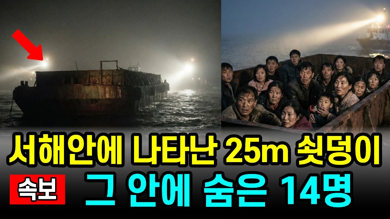 서해 한복판에 나타난 25미터 정체불명 구조물, 위에 14명이 서 있었다 | 오디오북 | 기적ㅣ탈북민사연ㅣ탈북감동사연 | 북한이야기 | 잘때듣는