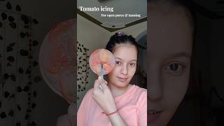 Icing for open pores and Tanning #ytshorts #skincare #youtubeshorts #vlogs #youtube #newyoutuber