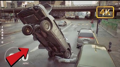 The Matrix Awakens - Car Crash Test - Unreal Engine 5 - 4K