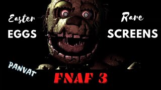 Five Nights At Freddys 3 Rare Screens & Easter Eggs Full Hd