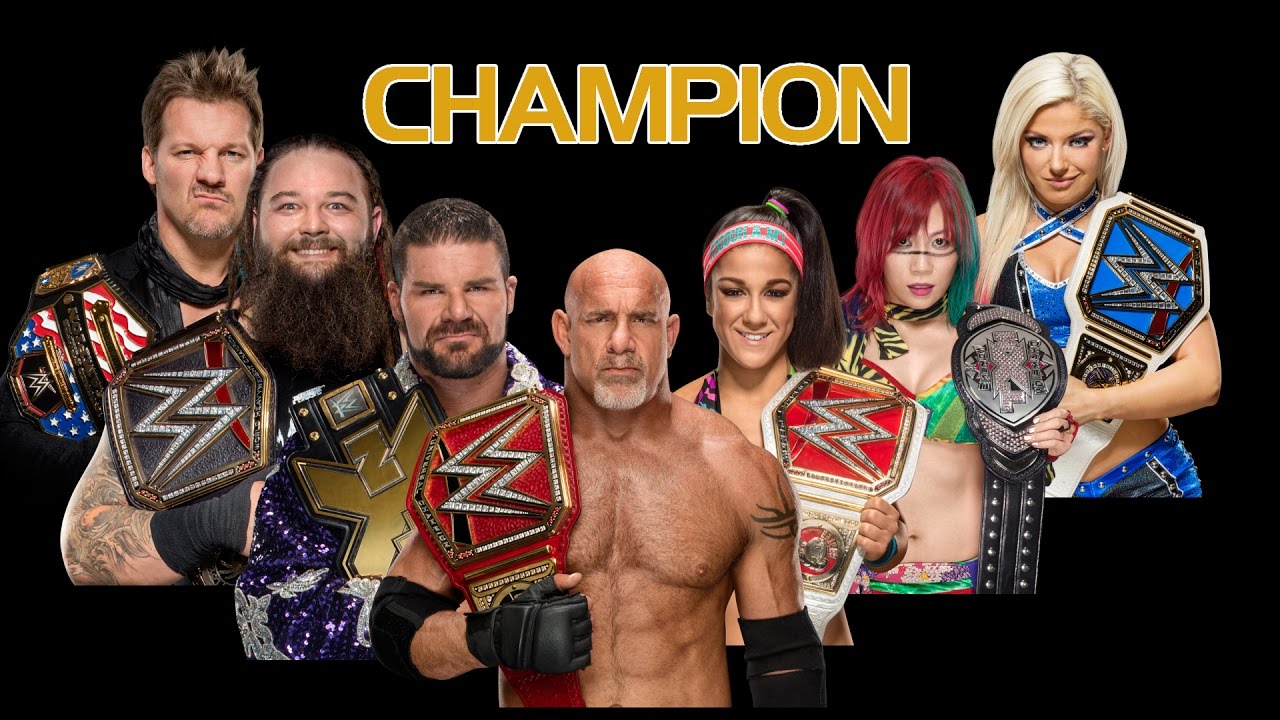 All SUPERSTARS WWE CHAMPIONSHIP TITLE BELT 2017 VCL HD YouTube