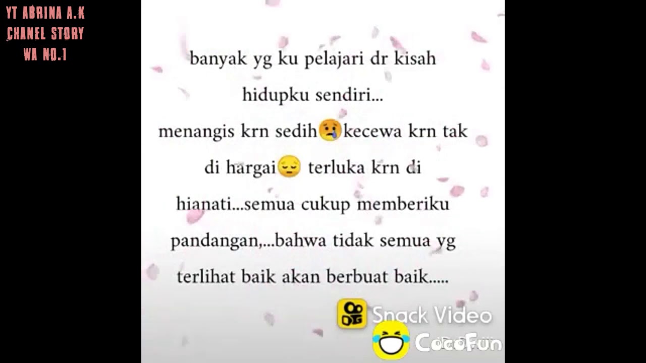 lucu status  wa  keren bikin sedih dijamin romantis baper  