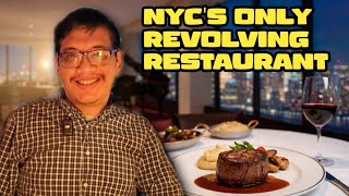 This Revolving NYC Restaurant Has the BEST Views!! Date Night!