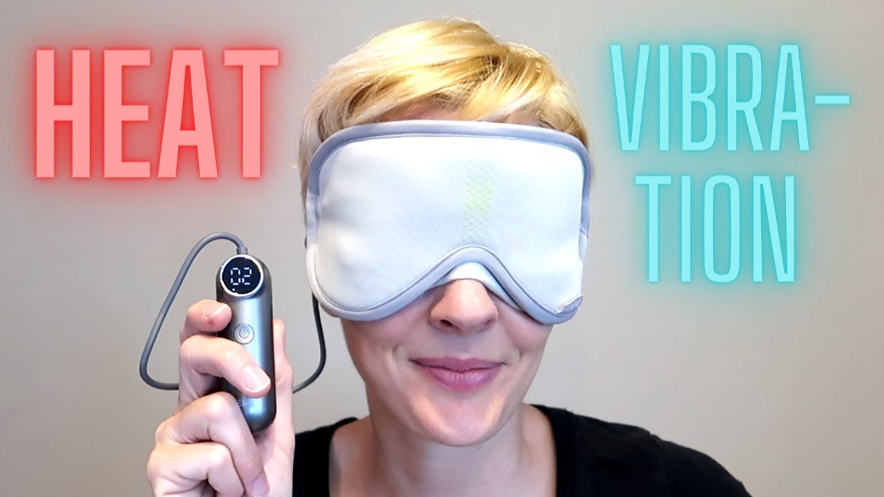 Eye mask with heat & vibration. Just. WOW!
