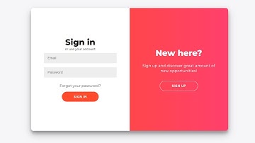 How To Make SignIn-SignUp Form Using HTML CSS &JavaScript |With Source Code|#signinform #signupform