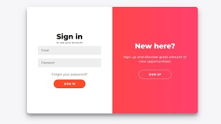 How To Make SignIn-SignUp Form Using HTML CSS &JavaScript |With Source Code|#signinform #signupform