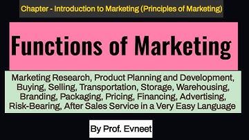 #2| Functions of Marketing I Marketing Functions in marketing | Business Studies| in hindi|
