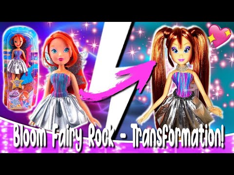 Winx Club - Bloom Fairy Rock - Doll Transformation!