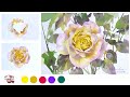 Beautiful Rose 2024 Step By Step Watercolor Tutorials Beautiful Rose 2024 Step By Step Watercolor Tutorials