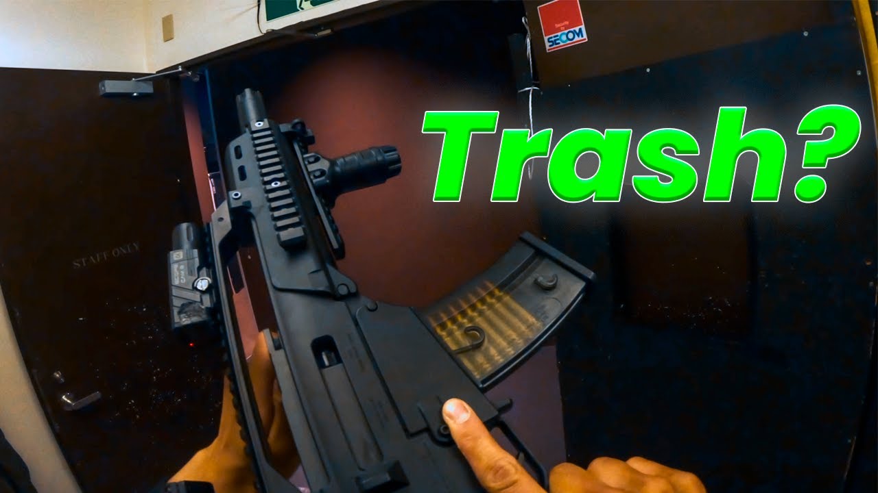 The FIRST and LAST time I used this Airsoft G36C.