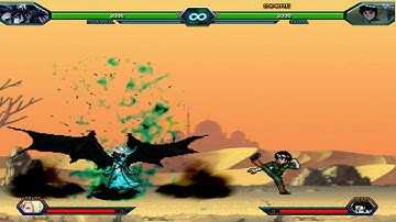 Ulquiorra VS Rock Lee - Bleach Vs Naruto 3.6 (Multiplayer) w/ MeleeWaluigi