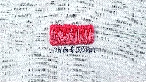 How to Long and Short Stitch