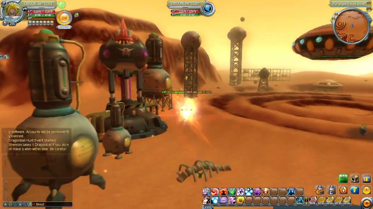 Dragon Ball Online Unlimited - Fran Fran Desert South Changes
