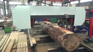 Heavy Duty Horizontal Band Sawmill For South Korea Customer