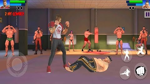 Bodybuilder GYM Fighting Game - Android Gameplay Part-2 - Fighting Game Video - SKY Gameplay