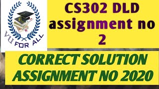 cs302 assignment no 2 SOP and POS/K map correct and complete solution in Urdu and hindi