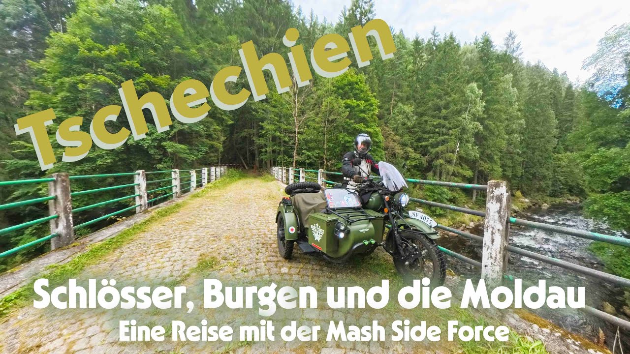 Tschechien - Schlösser, Burgen und die Moldau. Mit dem Mash Side Force Gespann durch Böhmen