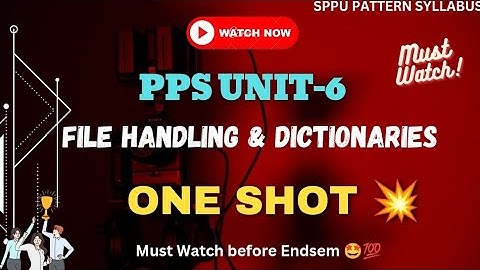 PPS Unit-6 ONE SHOT 🤩 In Just 38 Mins 😱| SPPU Pattern | #sppu #endsem #engineering #oneshot #pps