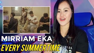 Mirriam Eka - Every Summertime (NIKI - Cover) - Live Session | REACTION VIDEO