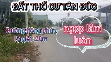 đất thổ cư ở đường hồng phúc | kdc tân đức | đức hòa | đình toản bđs