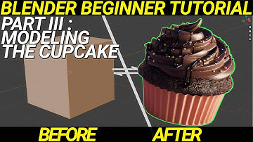 Intro to Blender Part III : Modeling the Cupcake