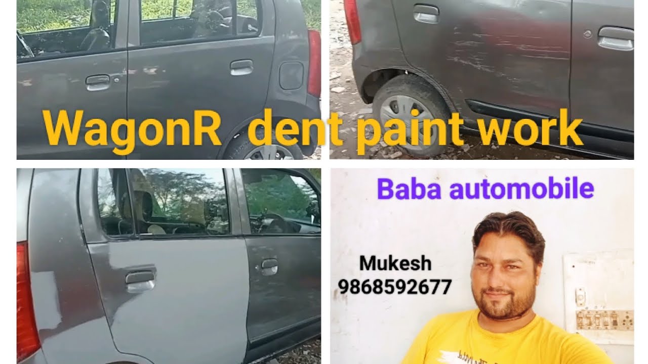 maruti suzuki wagonr dent paint in Delhi.car denting painting