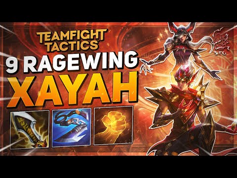 9 Ragewing Xayah! | Set 7 | Dragonlands | TFT Meta Comps | TeamFight Tactics