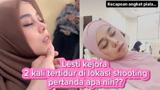 LESTI  KEJORA TERTIDUR LAGI DI LOKASI SHOOTING PAPA BI MALAH ISENGIN MASYAALLAH BAHAGIA SELALU YA 🥰