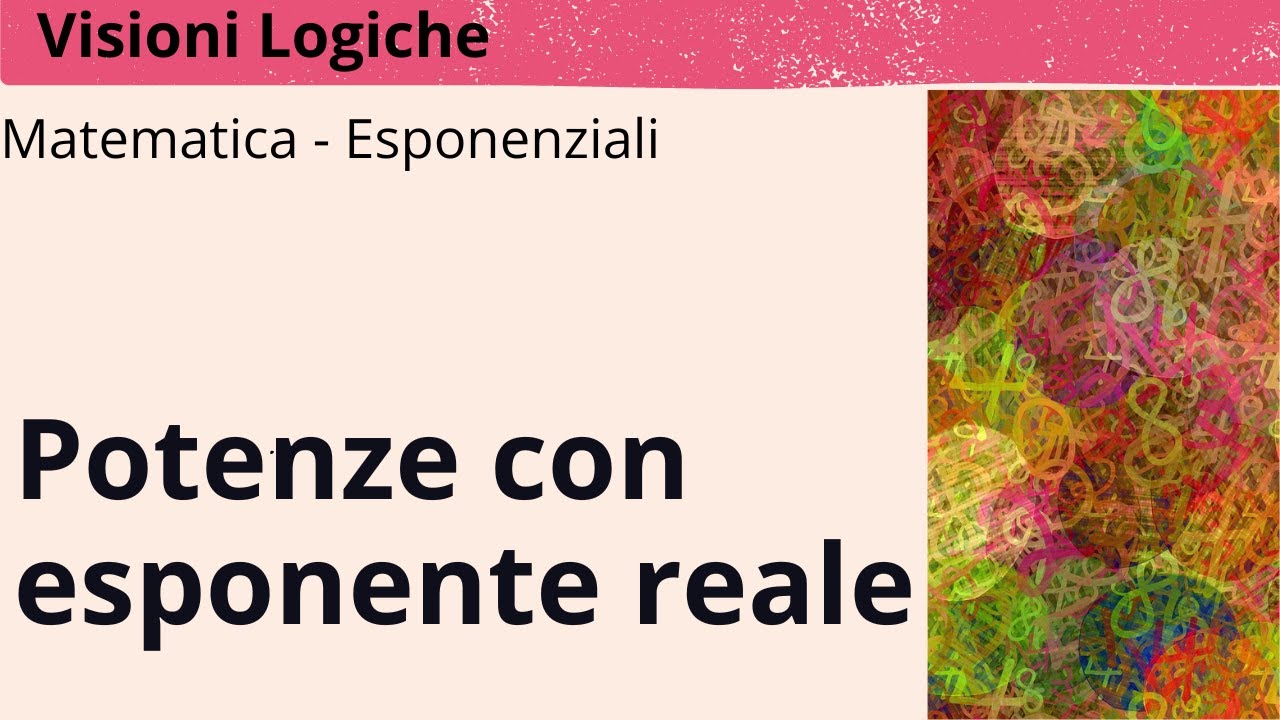 Potenze con esponente reale