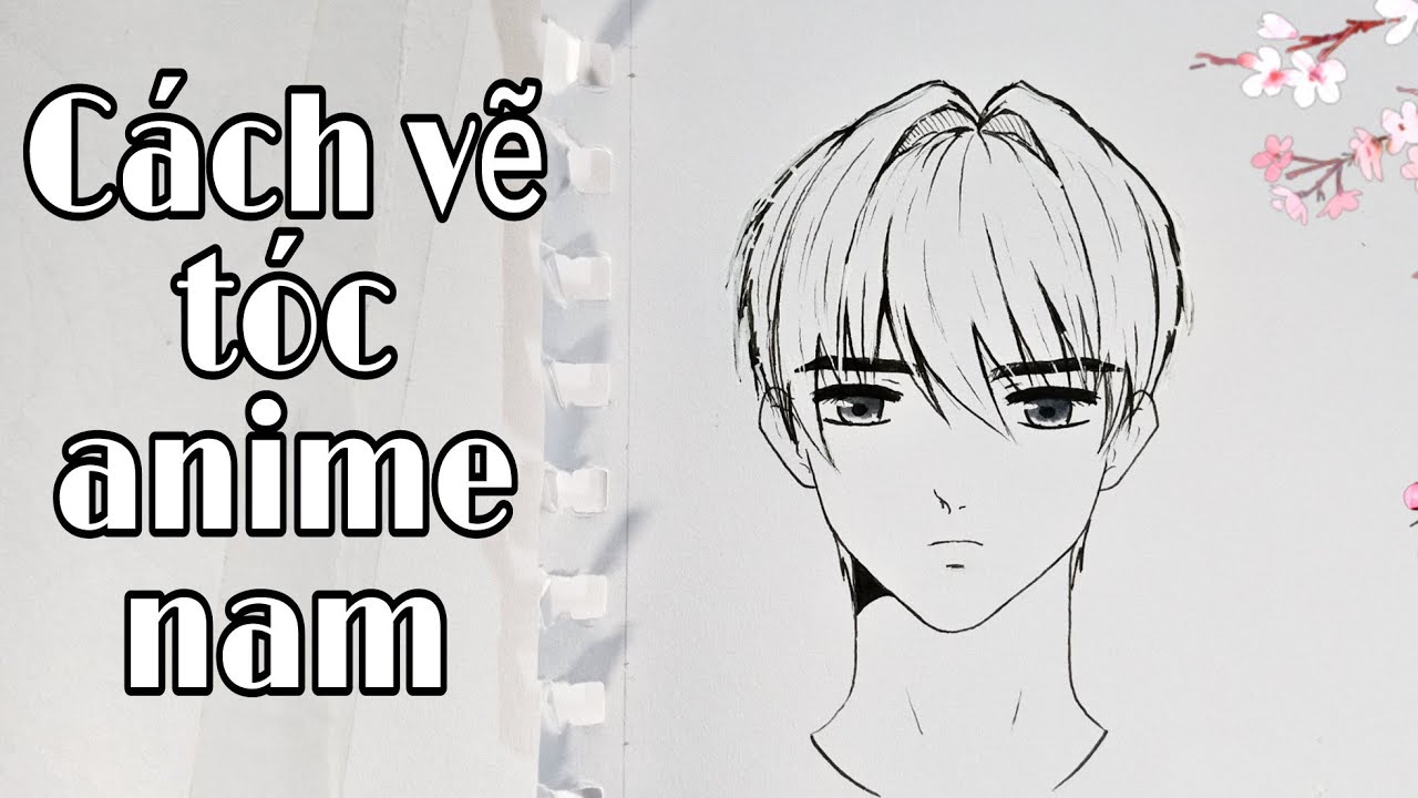 Hướng Dẫn] Cách Vẽ Tóc Anime Nam - Kiểu Tóc 1 - Youtube