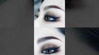 How to Create a Perfect Dark Smokey Eye #smokeyeye #eyelinertutorial #makeup hack #eyeshadow