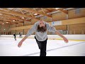 Guillaume Cizeron improvising on ice