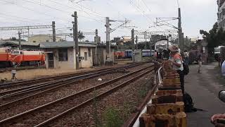 103次自強號，七堵一潮州，彰化進入車站，E1009+PPD2532+E1010