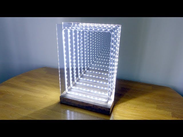 How to Make a Modern LED Infinity Illusion Mirror 