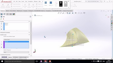 Transition piece in Solidworks