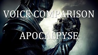 Voice Comparison: Apocalypse (X-Men)