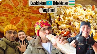 Veg Food Of Kazakhstan 🇰🇿 & Uzbekistan 🇺🇿 | Central Asia