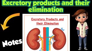 | Excretory products and their elimination |Best notes |Class 11| Biology | Ch-19| @Edustudy_point