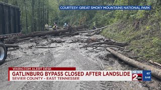 Gatlinburg, TN bypass closed after landslide