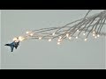 Earth-shattering Su-27P1M Flanker demo with flares | Gdynia AeroBaltic 2019