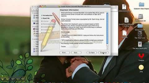 Install Khmer Unicode on MacBook works with Word