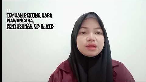 Video Presentasi Hasil Analisis CP & ATP Kelompok 2 PGSD 2024 A