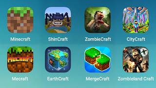 Minecraft, ShinCraft, ZombieCraft, City Craft, Mecraft Building, EarthCraft, MergeCraft, Zombieland screenshot 1