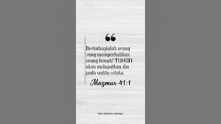 Download lagu Ayat Alkitab Mazmur 41:1 #gbiadidakhe