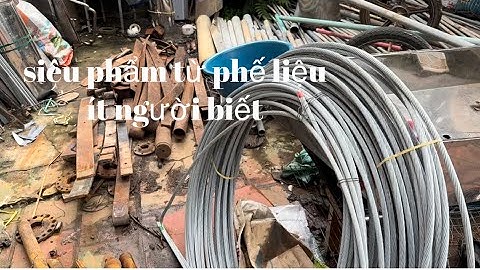 Quá trình làm dao quắm đi rừng từ thép đạn pháo 75mm của nga sắc như nước (zalo 0379929553)