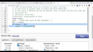 11d Demo of Same 3Way Branching Using Nested If Else