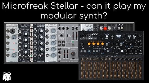 Playing my Modular synth with the microfreak