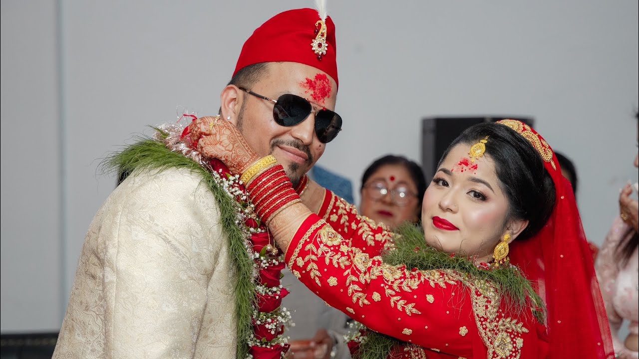 Chandra Dev With Rohini Chandra Weds Rohini ! Pokhara Wedding - YouTube