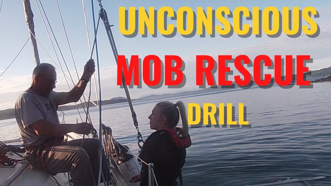 UNCONSCIOUS MAN OVERBOARD RESCUE DRILL - YouTube