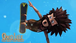 Oko Ve Lele 🦕 Snowboard Ters Takla — Özel Bölüm 🏄 Derleme ✨ Super Toons Tv Animasyon